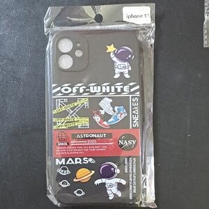 Off-White Black and Red Astronaut iPhone 11 Case